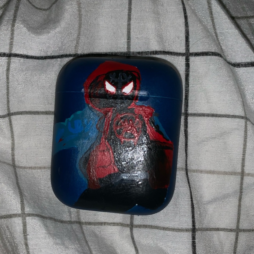 (not for sale) custom AirPods- Miles Morales - Picture 2 of 4
